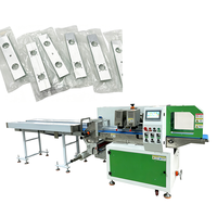Machine d'emballage semi-automatique horizontale à servo-PLC pour sachets sous vide, anti-corrosion, pour pièces de quincaillerie industrielle