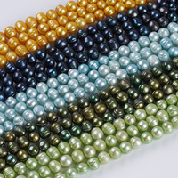 Perles de pomme de terre en perles d'eau douce naturelles en vrac de 10-11 mm pour la fabrication de bijoux