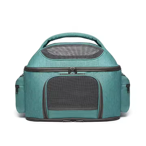 กระเป๋าเดินทางแบบพกพาสำหรับกระเป๋าเป้ของสัตว์เลี้ยงปรับสายได้มีซิปแข็งใช้กลางแจ้งดีไซน์ใหม่ - Product Image 5