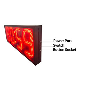 <span class=keywords><strong>Chronomètre</strong></span> sportif 4 chiffres 8 pouces, affichage simple face, <span class=keywords><strong>chronomètre</strong></span> rechargeable, compteur électronique personnalisé, minuterie programmable <span class=keywords><strong>2</strong></span> <span class=keywords><strong>minutes</strong></span> - Product Image 6