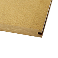 Terrasse composite de patio solide traditionnelle de 140x20mm antidérapante étanche avec installation par clic
