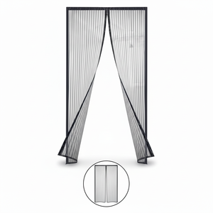 Cortina <span class=keywords><strong>Mosquitera</strong></span> Moderna <span class=keywords><strong>de</strong></span> Alta Calidad y Diseño Sencillo 2025, Cortina <span class=keywords><strong>para</strong></span> <span class=keywords><strong>Puerta</strong></span> <span class=keywords><strong>de</strong></span> Entrada, Malla <span class=keywords><strong>de</strong></span> Diamante, Separador con Tira Magnética - Product Image 4