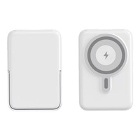 Chargeur sans fil magnétique 15W de nouvelle conception avec câbles intégrés de haute qualité 10000mAh, batterie externe 22,5W avec support de téléphone