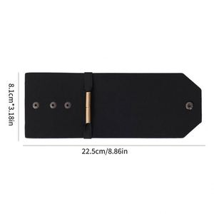 Cartera Enrollable de Nuevo Estilo, Bolsa de Cuero para Guardar Efectivo con Cierre Magnético, Bolso de Mano Promocional - Product Image 2