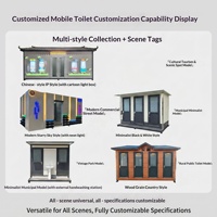 Toilettes mobiles haut de gamme, salles de douche intelligentes, toilettes publiques écologiques pour zones touristiques, fabriquées en Chine