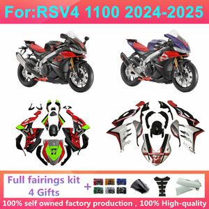 Kit de carénage complet pour moto compatible avec RSV4 RS1000 RS V4 1000 2024 2025 2018 24 25 Carénages et carrosserie Zxmt Aprili-a RSV41100 2024- - Product Image 1