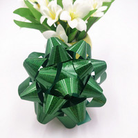 Nouveaux Nœuds en Plastique Holographiques Floraux Personnalisables à Prix Usine pour Emballage Cadeau de Noël Métallique