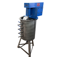 Mélangeur de laboratoire en acier inoxydable pour boues minières, 5L, 15L, 30L, petit tambour de mélange de pulpe, seau d'agitation pour minéraux à agitation uniforme