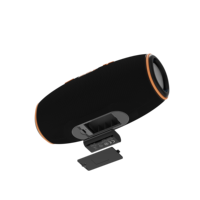 Haut-parleur sans fil portable 30W, batterie amovible, haut-parleur extérieur, prise en charge AUX, LED, USB, lecteur audio TF