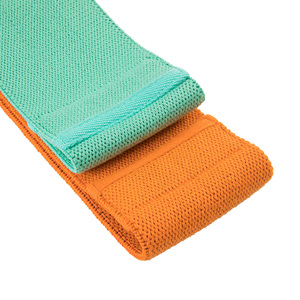 Bande de fessier d'exercice de poussée de hanche en tissu à motif personnalisé, bande de hanche d'équipement de gymnastique - Product Image 5