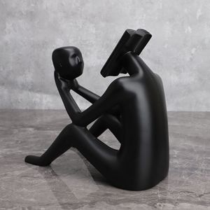 Soul Reader Creative Résine Personnage Ornement Maison Bureau <span class=keywords><strong>Chambre</strong></span> Doux Décoration Ornement - Product Image 3