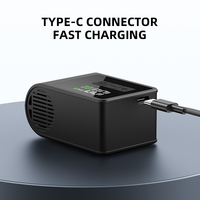 Pompe à vélo à charge rapide 14L/min Pompe à air électrique sans fil 120PSI pour vélo et ballon, double écran LCD Léger 129g NEWO BL03