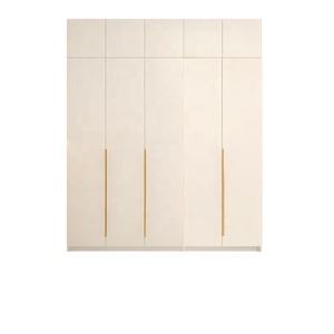HMHF Adjustable Solid Wood <b>Wardrobe</b> Modern Minimalist Bedroom Storage Cabinet Floor-to-Ceiling Mesh Doors Freestanding <b>Large</b> - Product Image 1