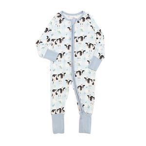 Nuovo Design Tutina Morbida in Viscosa di Bambù per <span class=keywords><strong>Neonati</strong></span>, Pigiamini Stampati Personalizzati, Tutine per <span class=keywords><strong>Neonati</strong></span> con Chiusura, Abbigliamento per Bambini ODM - Product Image 1