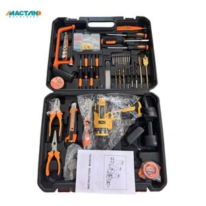Hot Selling 54 Pcs <b>Hand</b> <b>Tools</b> <b>Set</b> Complete <b>Tool</b> Kit Box <b>Set</b> Cordless Electric Drill <b>Sets</b> Power Drill - Product Image 1