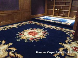 Tapis de fleurs de montagne fait main en laine style 3D pour la maison salon chambre étude salle de théâtre cinéma villa-vente directe d'usine - Product Image 6