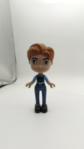 พวงกุญแจตำรวจพีวีซี ABS พลาสติกอาชีพกระเป๋าเป้สะพายหลังมีเสน่ห์การ์ตูนของขวัญเด็ก - Product Image 2