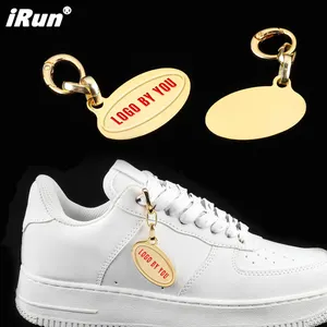 IRun 사용자 정의 신발 액세서리 귀여운 운동화 장식 신발 장식품 합금 금속 버클 체인 신발 장식