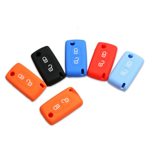 Housse de protection en Silicone pour clé de voiture, pour Dongfeng Citroen New Elysee C3 Xr C5 C4 C6, Protection antichoc et solaire - Product Image 3