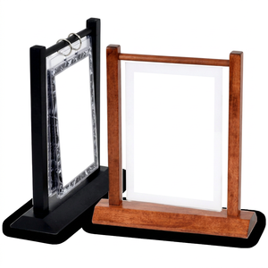 wooden clipboard menu holders/wooden menu holder with chalkboard/chalkboard menu board - Product Image 1