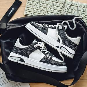 Zapatillas de Skateboard de Diseño para Hombre, Estilo Retro, Modernas, Casuales, para Caminar, Estilo Urbano, Hip Hop, Transpirables, de PU - Product Image 3