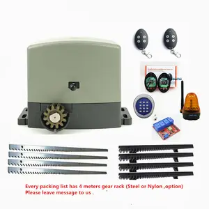 Electric Sliding gate opener automatic door closer remote DC 500KG gate opener kit with WIFI function