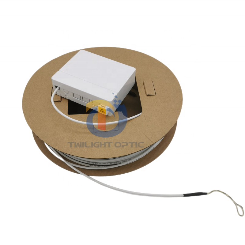 Mini kit Devidoir PTO 2 FO avec Raccords et Pigtails SC/APC Cable 30m