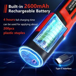Pistola de grapas de plástico inalámbrica recargable por USB de 40W, kit de grapas de plástico, máquina de soldadura para reparación de grietas en parachoques de coche - Product Image 4