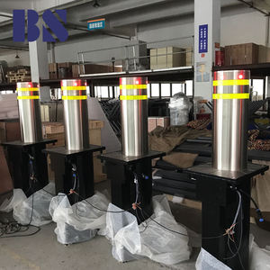 Barriera di Traffico Pneumatica Telescopica Completamente Automatica Retrattile in Acciaio Inox di Grado Diamante Riflettente per Parcheggi Esterni - Product Image 5