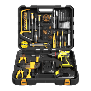 YaJin 21V Ensemble d'outils multifonctions pour la rénovation domestique, compatible avec la batterie <span class=keywords><strong>Makita</strong></span>, perceuse sans fil rechargeable au lithium-ion, kit d'outils - Product Image 2