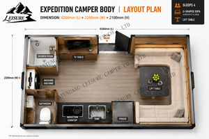 Camioneta <span class=keywords><strong>Iveco</strong></span> Todoterreno Estándar Australiano para Expediciones, <span class=keywords><strong>Camper</strong></span> Deslizable para Camioneta, en Venta - Product Image 2