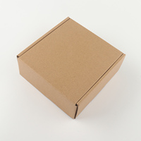 Caja de Embalaje Personalizada de Papel Kraft Reciclado Corrugado para Regalos y Envíos con Impresión de Logotipo