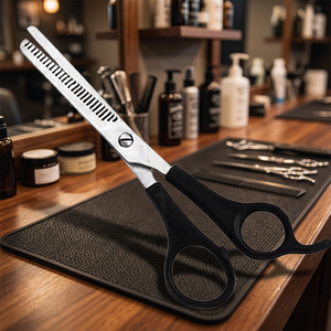 Ciseaux de coiffure professionnels ASAP pour droitiers, à long manche, en plastique, légers, pour effiler les cheveux, ciseaux de texture pour barbier - Product Image 5