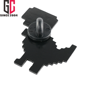 15 ans d'usine personnalisé blanc 8 bits T-Rex <span class=keywords><strong>dinosaure</strong></span> métal émail épinglettes rétro Pixel caméra badge broche - Product Image 3