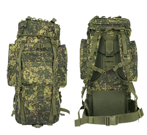 DF FA25 Russian Digital Camo 75L 65L 100L with <b>extra</b> 15L Top Extendable Outdoor Travel <b>Large</b> Capacity <b>Luggage</b> Backpack - Product Image 5