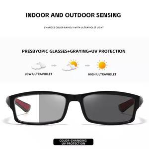 Vente en gros de <span class=keywords><strong>lunettes</strong></span> de lecture anti-lumière bleue photochromiques <span class=keywords><strong>progressives</strong></span> et abordables de haute qualité avec zoom intelligent pour personnes âgées - Product Image 4