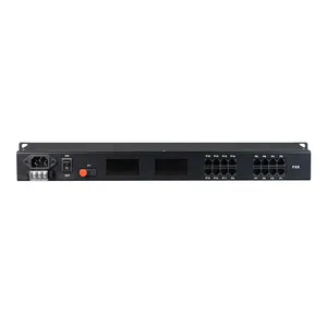 16-Kanal-Multiplexer RJ11-Töpfe zum Glasfaser konverter Fxo Fxs Voice Mux