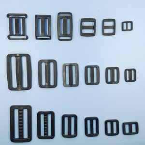 Plastic Buckle Set <b>Adjustable</b> D Ring <b>Square</b> Three Position Bag Accessory Black Summer 2024 - Product Image 2