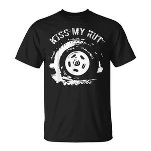 T-shirt 4WD Offroad a maniche corte, girocollo unisex, stampa serigrafica, umoristica per adulti - Product Image 1