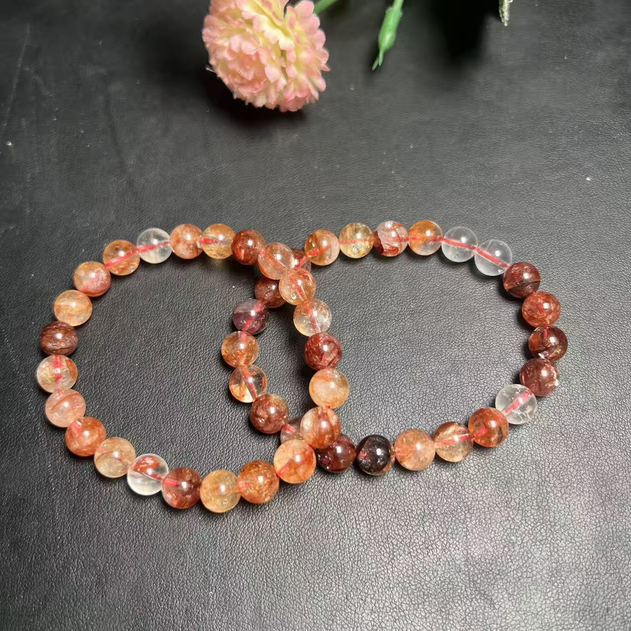 Red fire quartz