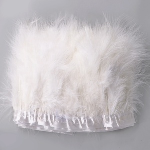 Wholesale 6-8 Inch Multi-Colored Turkey Feather <strong>Fringe</strong> <strong>Trim</strong> Dyed Fluffy Turkey Decorative <strong>Trim</strong> - Product Image 4