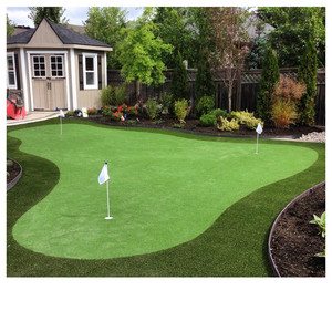 Mini alfombra de Golf para exteriores, Campo de <span class=keywords><strong>Minigolf</strong></span> para interiores, Alfombra de césped artificial verde sintético - Product Image 2