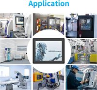 PC industriel sans ventilateur 15 pouces IP65, écran tactile Windows 10, démarrage automatique, montage VESA, 2xLAN pour la Chine