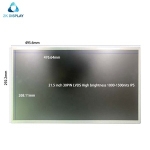 Độ sáng cao 21.5 inch 1920*1080 LVDS 1500 nits 72 gam màu rộng/bình thường Temp Touch Panel IPS TFT LCD với bảng điều khiển - Product Image 6