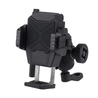 Support de téléphone antichoc pour moto, support de téléphone rotatif anti-chute, support de téléphone portable à verrouillage rapide à une main pour la conduite