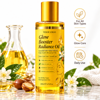 Huile de massage pour le corps 200 ml avec logo privé OEM, huile éclaircissante Arbutin Glow Booster pour tous types de peau