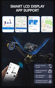 สกู๊ตเตอร์ไฟฟ้าพับได้ EU Warehouse Duotts S30 คุณภาพสูง มอเตอร์คู่ ระบบกันสะเทือน - Product Image 5