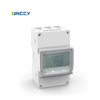 Compteur d'énergie numérique AC monophasé sur rail DIN série EM ONCCY 45A 220V EN50470 3 IP51 AFFICHAGE TACTILE