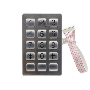 Bàn phím công nghiệp chữ và số 15 phím với bàn phím chống khoan và Chống giả mạo - Product Image 3