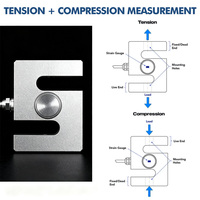 Sensor de fuerza con celda de carga y galga de deformación GSL301 S con sello de goma impermeable para equipos de rehabilitación y básculas de dosificación